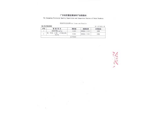 涂料产品检验站